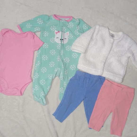 Carter's Baby Girl 3M Bundle - Picture 2 of 5